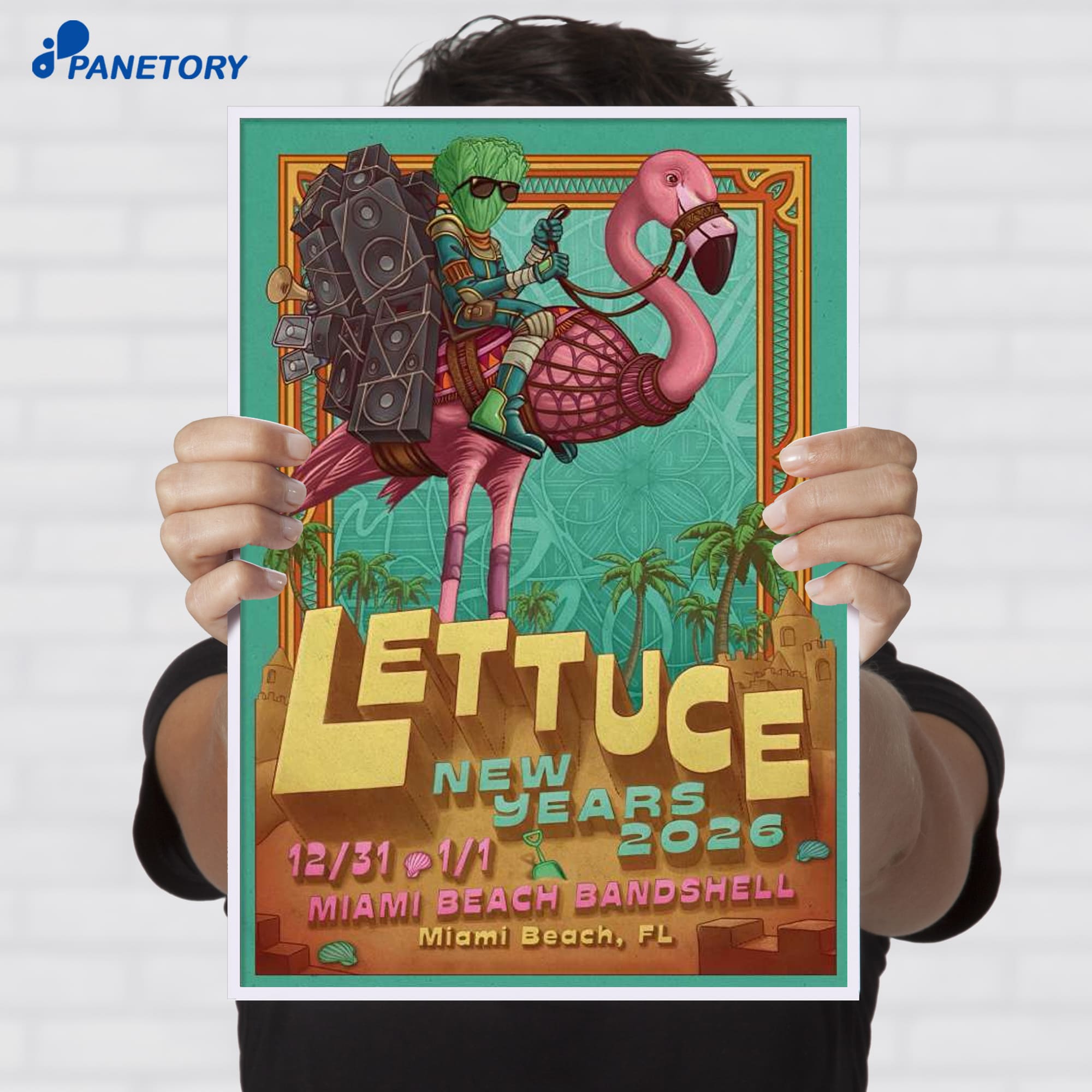 Lettuce Nye Miami Beach Fl 2027 Poster Lettuce Nye Miami Beach Fl 2027 Poster