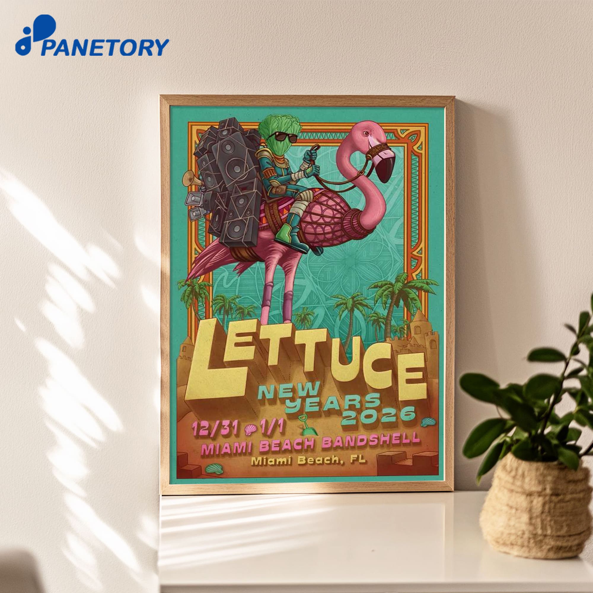 Lettuce Nye Miami Beach Fl 2027 Poster Lettuce Nye Miami Beach Fl 2027 Poster