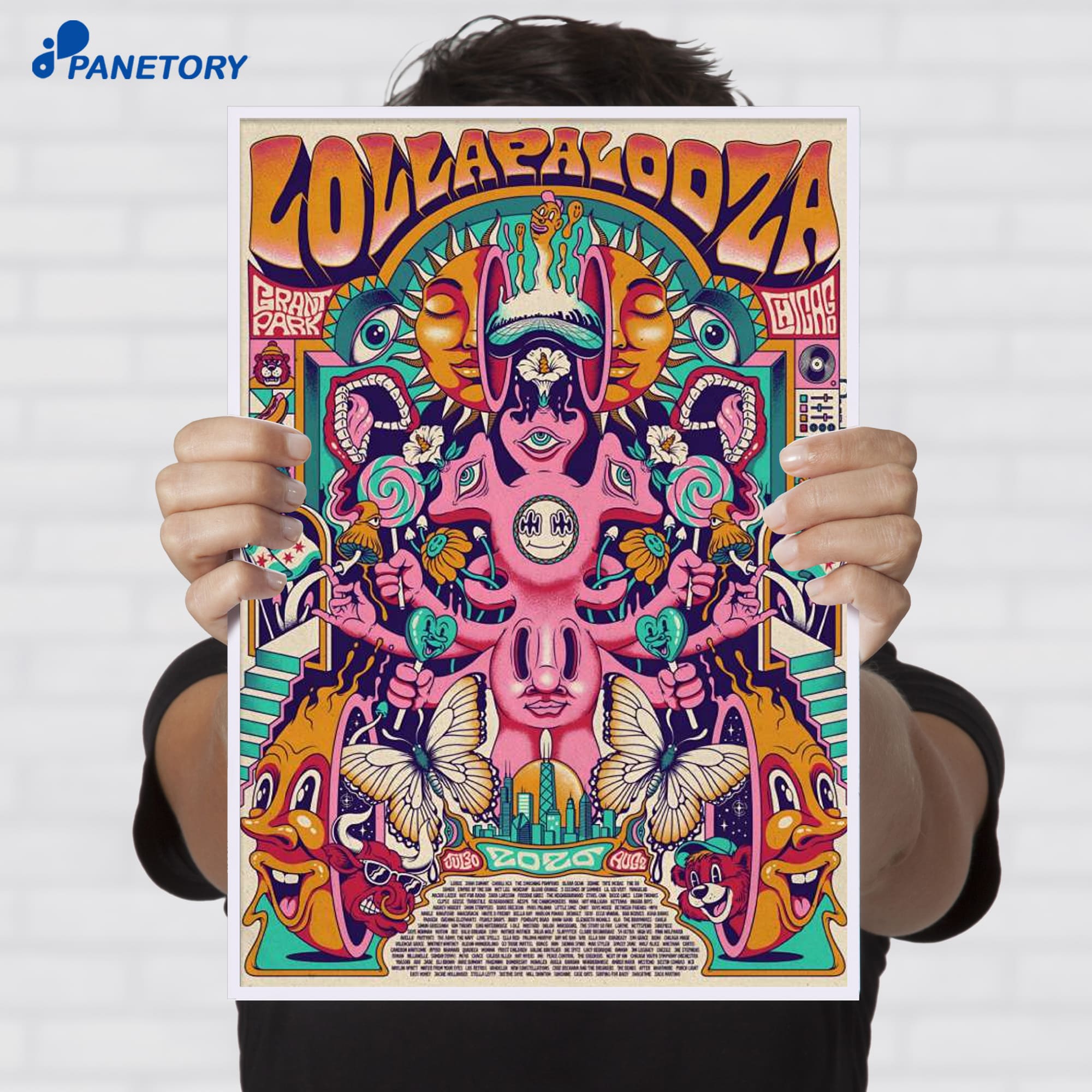 Lollapalooza Chicago Il Jul 30 Aug 22 026 Poster Lollapalooza Chicago Il Jul 30 Aug 22 026 Poster