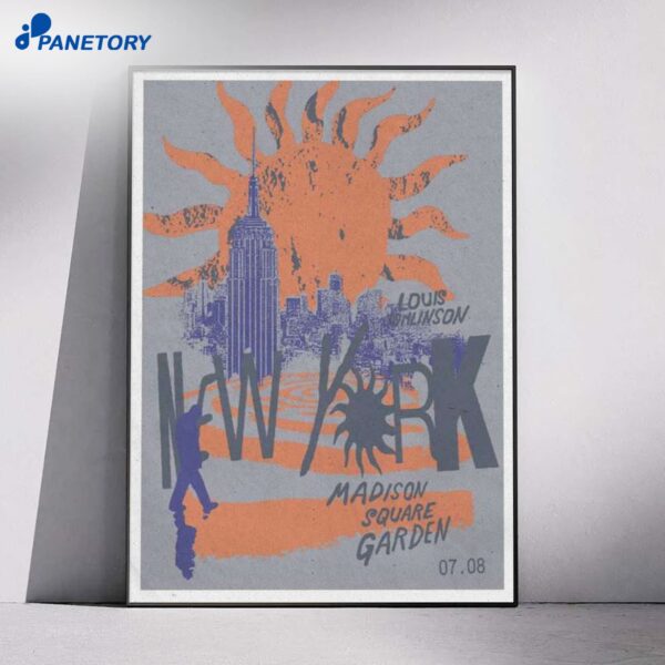Louis Tomlinson New York Jul 8 2026 Poster