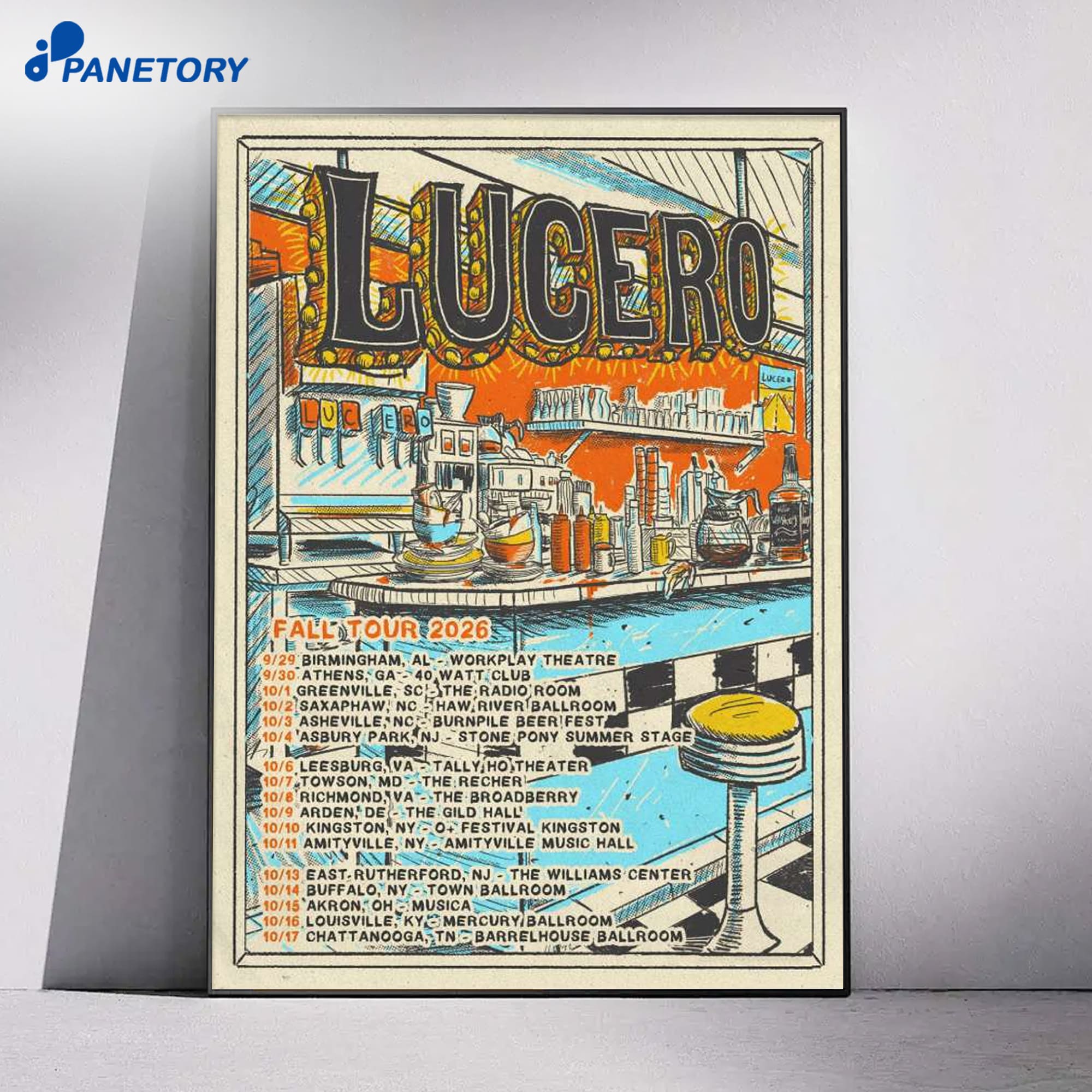 Lucero Fall Tour 2026 Poster 4 Lucero Fall Tour 2026 Poster 1