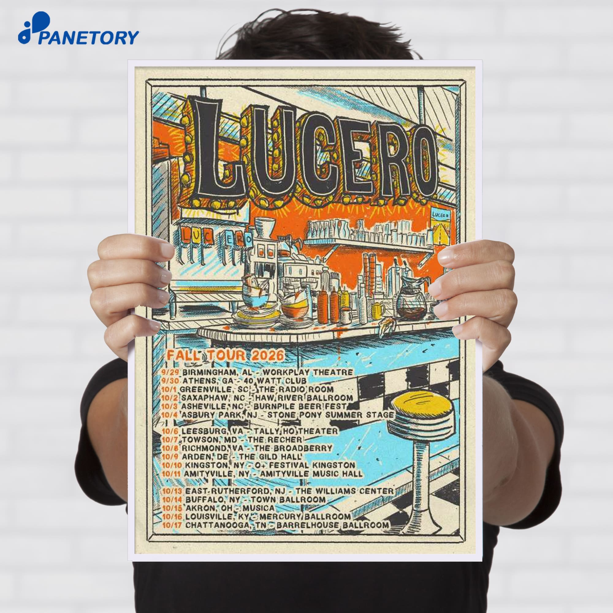 Lucero Fall Tour 2026 Poster Lucero Fall Tour 2026 Poster