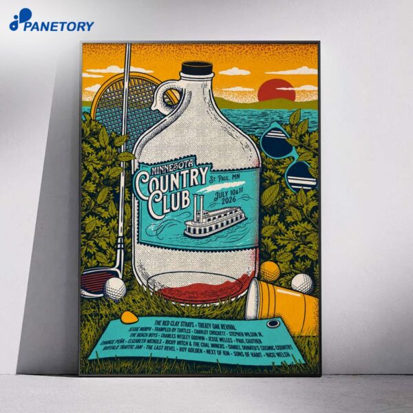 Minnesota Country Club Festival St. Paul MN Shows Jul 10-11 2026 Poster