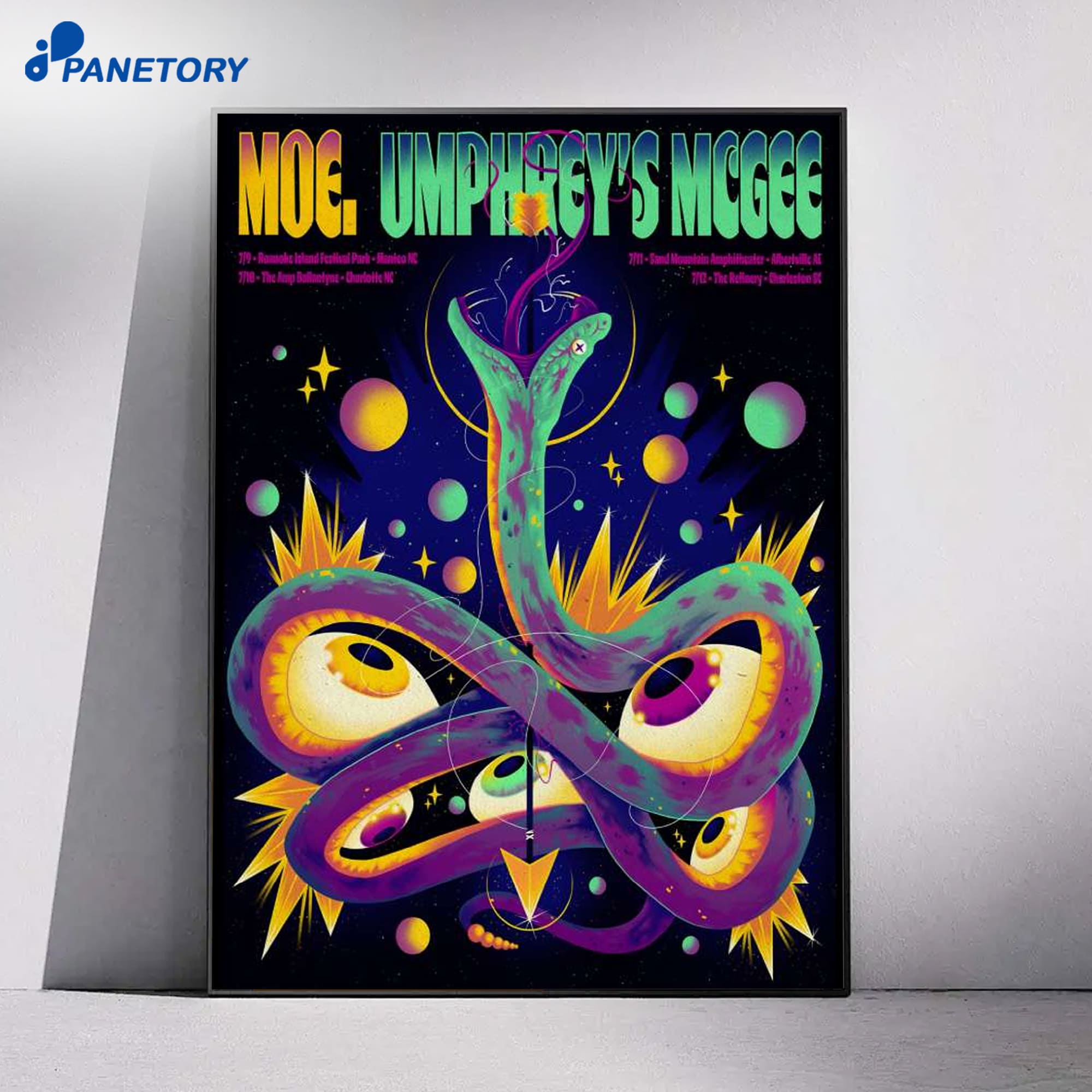 Moe. And Umphrey'S Mcgee Charleston Sc Jul 12 2026 Poster 4 Moe. And Umphrey'S Mcgee Charleston Sc Jul 12 2026 Poster 1
