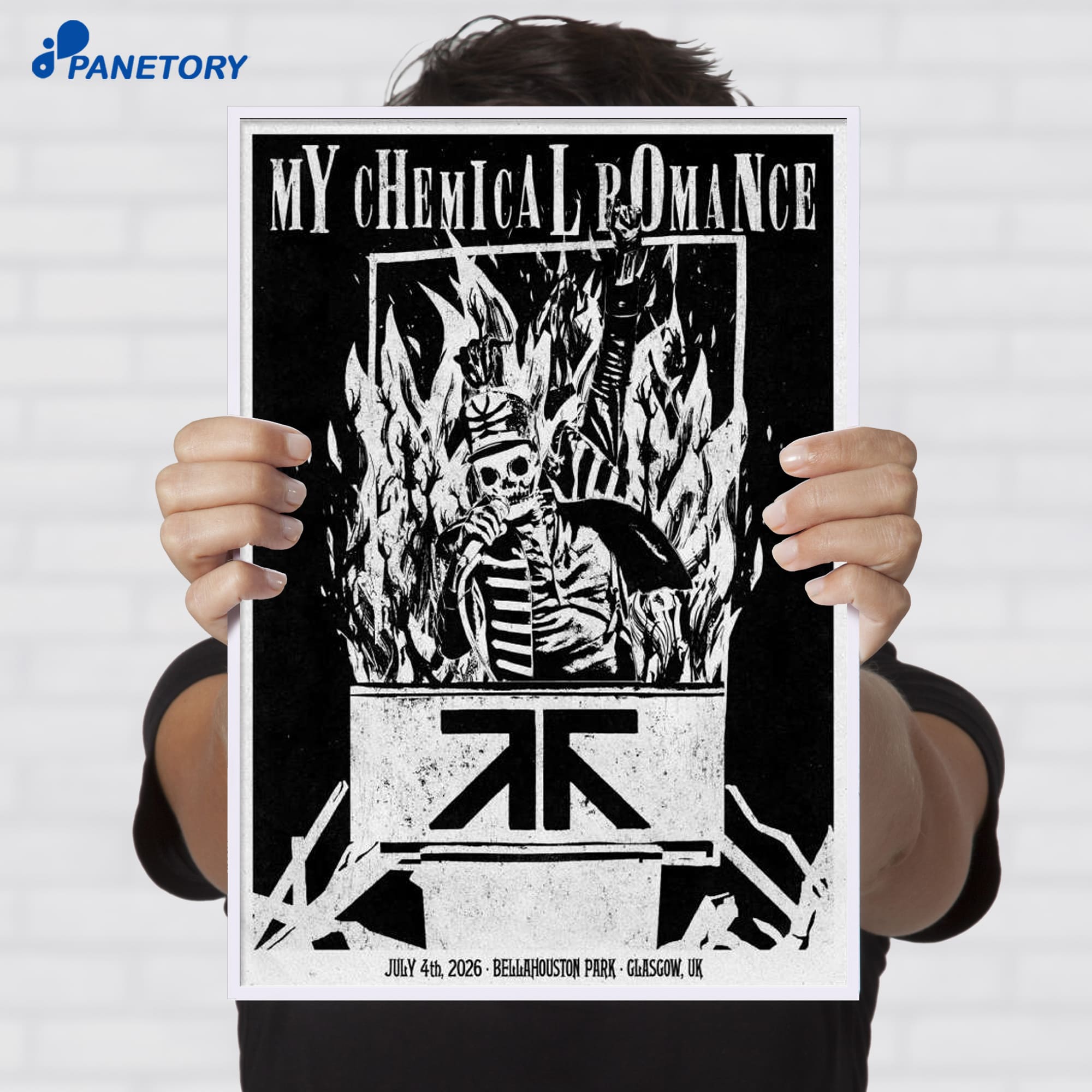 My Chemical Romance Glasgow Uk Jul 4 2026 Poster My Chemical Romance Glasgow Uk Jul 4 2026 Poster