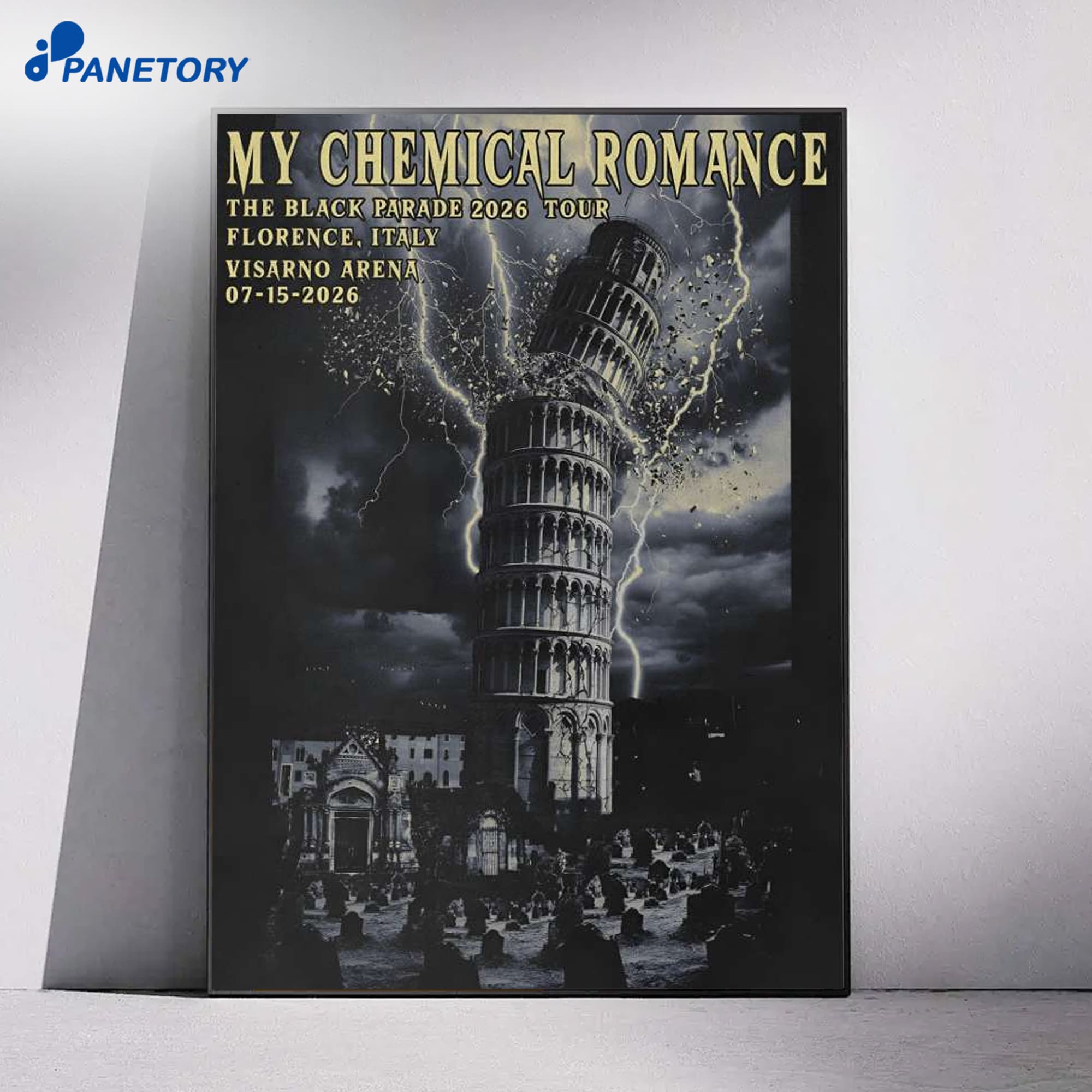 My Chemical Romance Visarno Arena Florence Italy Jul 15 2026 Poster 4 My Chemical Romance Visarno Arena Florence Italy Jul 15 2026 Poster 1