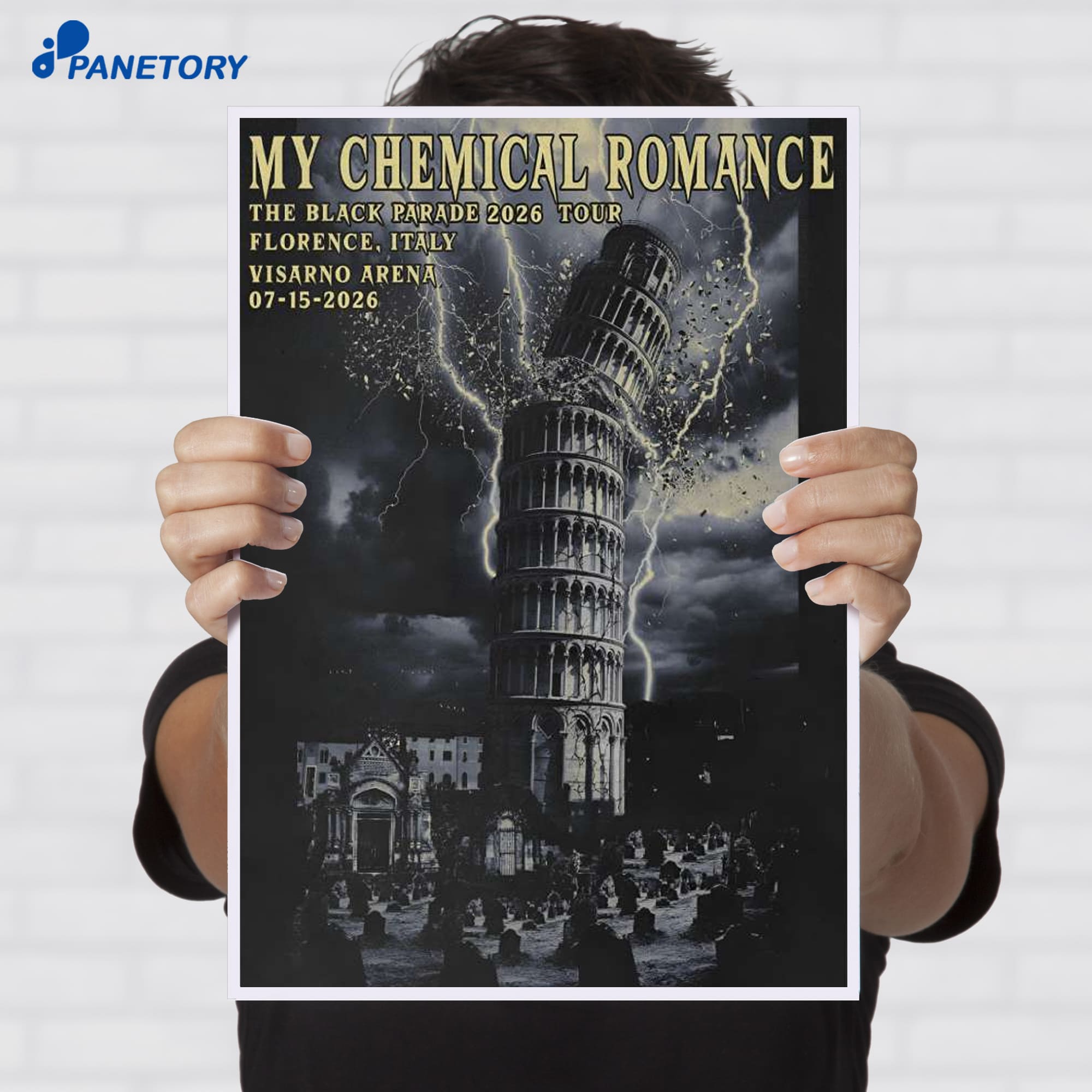 My Chemical Romance Visarno Arena Florence Italy Jul 15 2026 Poster My Chemical Romance Visarno Arena Florence Italy Jul 15 2026 Poster