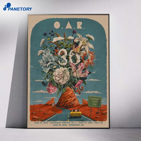 O.A.R Colorado Tour 2026 Poster