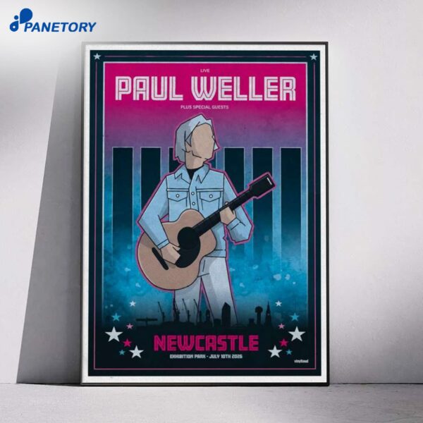 Paul Weller Exhibition Park Jul 10 2026 Poster