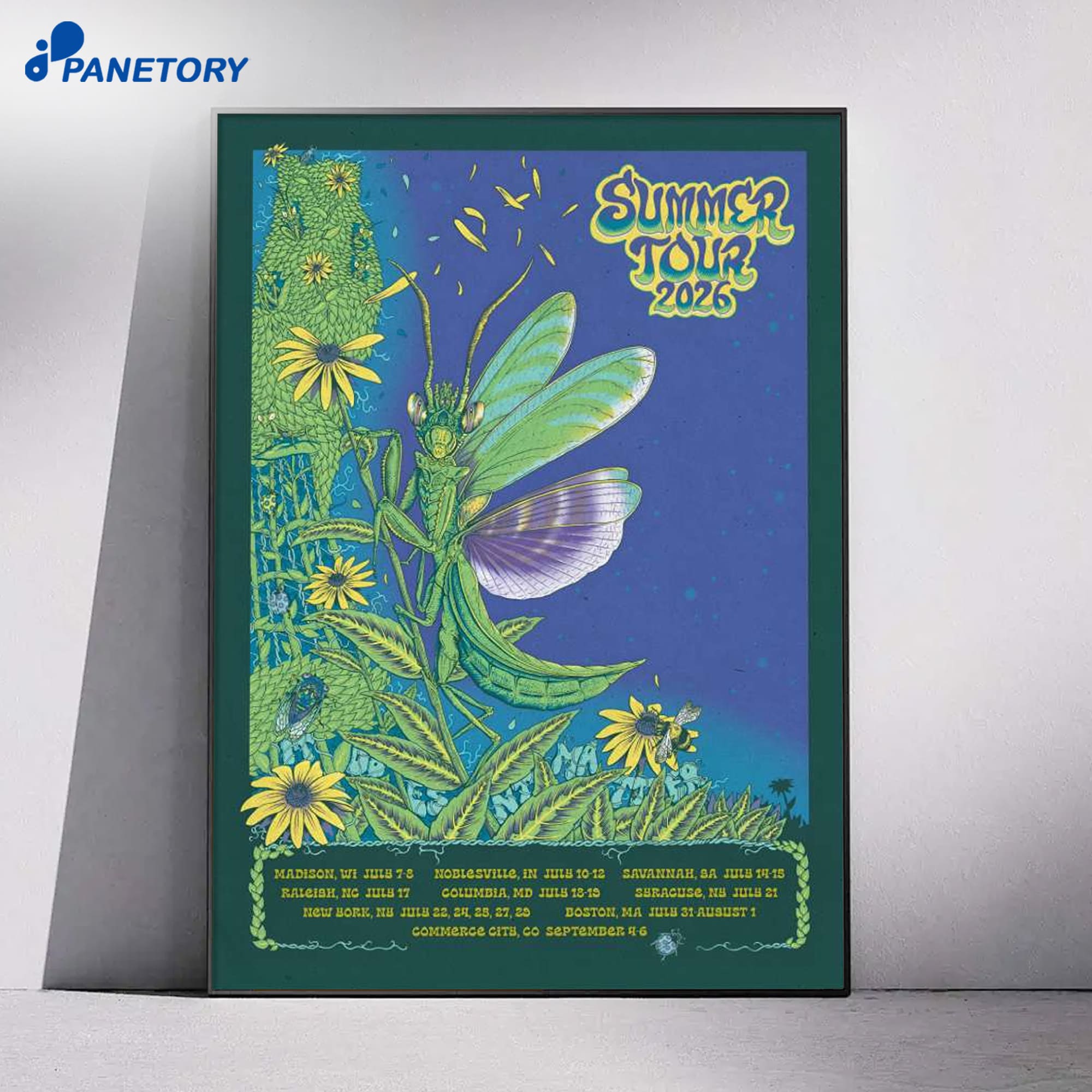 Phish Summer Tour 2026 Poster 4 Phish Summer Tour 2026 Poster 1