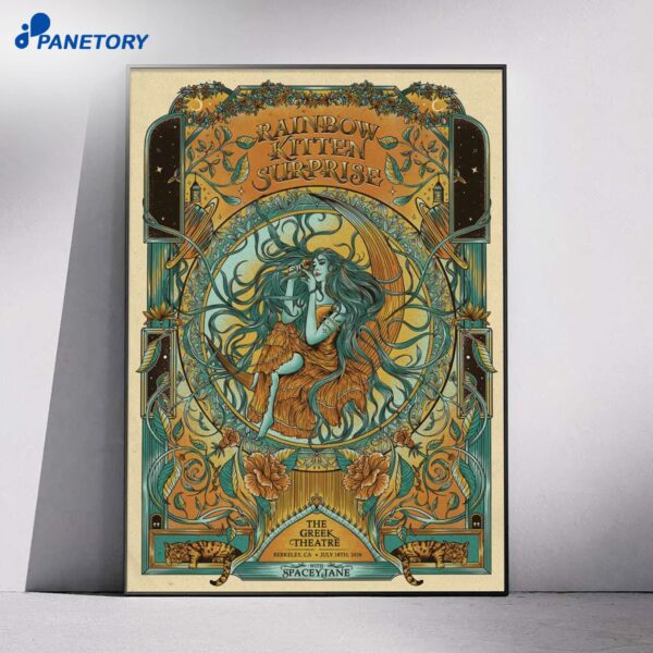 Rainbow Kitten Surprise Berkeley CA Jul 18 2026 Poster