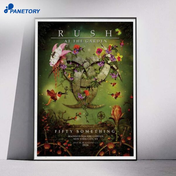 Rush Concert Jul Aug 2026 Poster