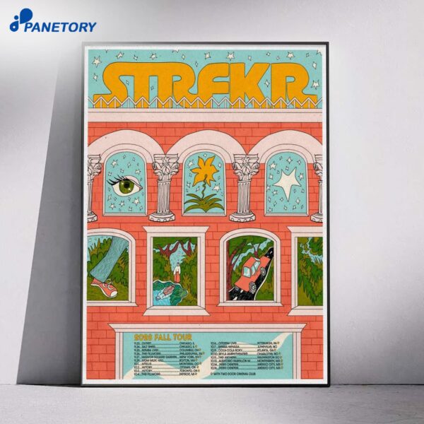 STRFKR Fall Tour 2026 Poster