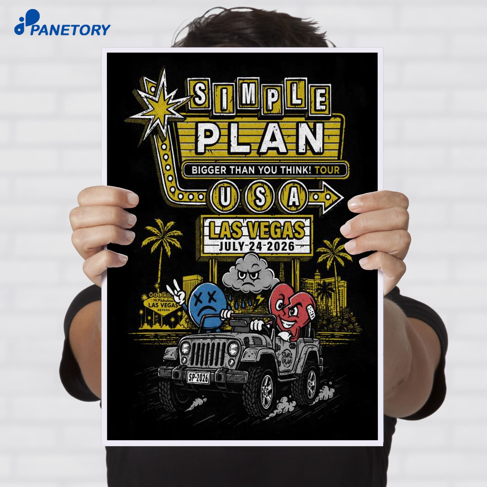 Simple Plan Las Vegas Nv Tour Jul 24 2026 Poster Simple Plan Las Vegas Nv Tour Jul 24 2026 Poster