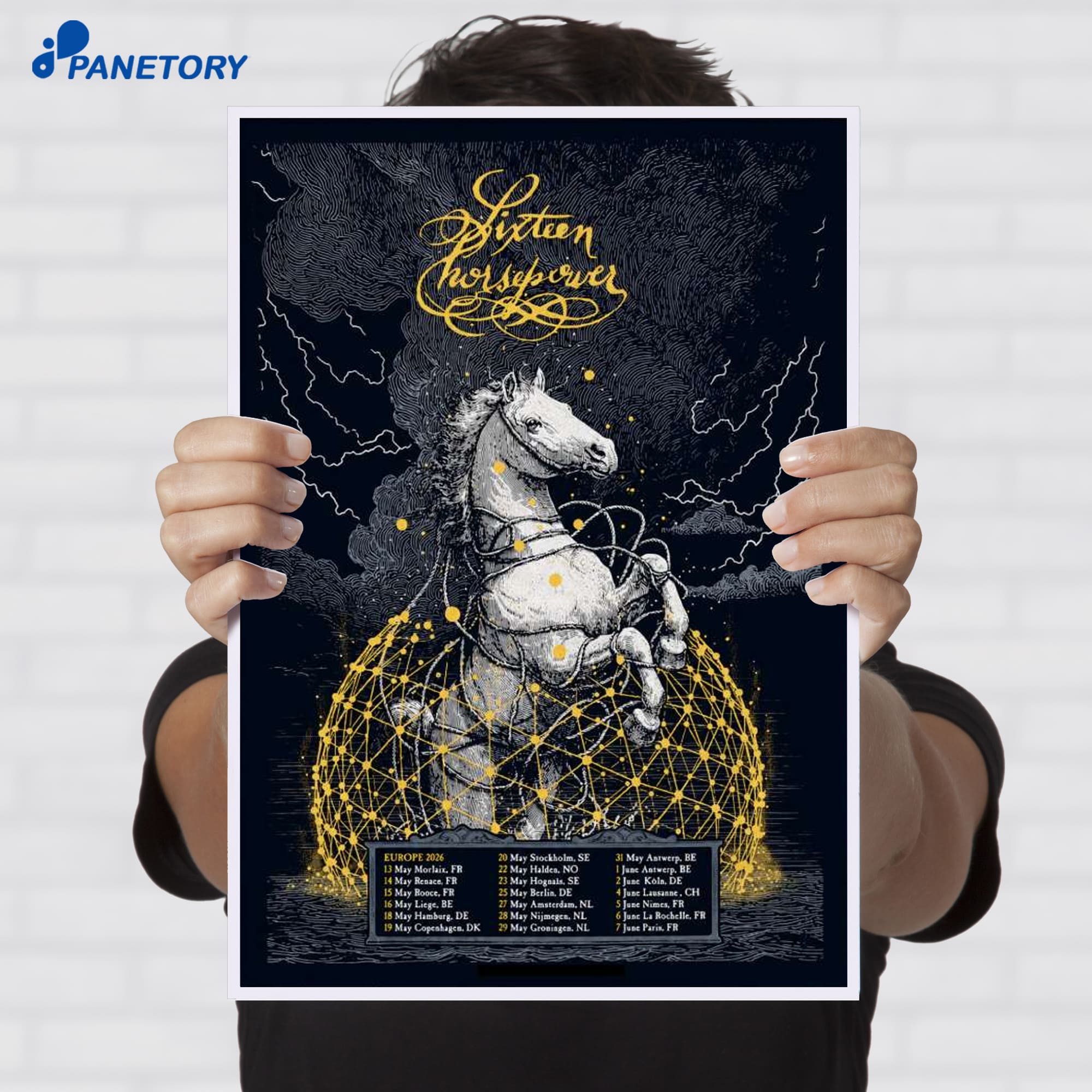 Sixteen Horsepower Europe Tour 2026 Poster Sixteen Horsepower Europe Tour 2026 Poster