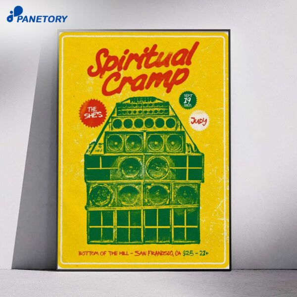 Spiritual Cramp San Francisco CA Sep 19 2026 Poster