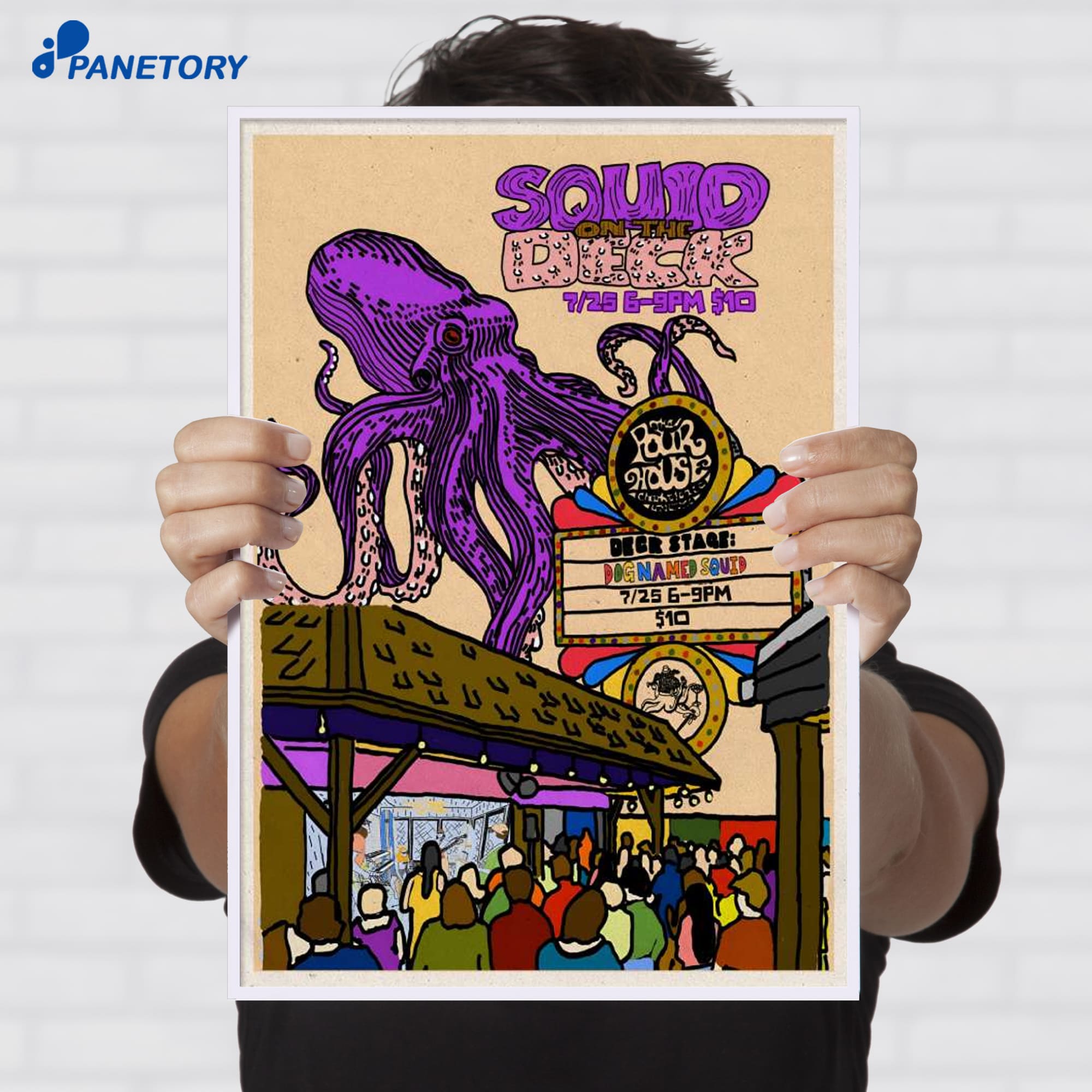 Squid The Deck Charleston Pour House Jul 25 2026 Poster Squid The Deck Charleston Pour House Jul 25 2026 Poster