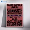 Tame Impala Concert State Farm Arena Atlanta Ga Jul 12 2026 Poster 1