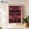Tame Impala Concert State Farm Arena Atlanta Ga Jul 12 2026 Poster 3 Tame Impala Concert State Farm Arena Atlanta Ga Jul 12 2026 Poster 3