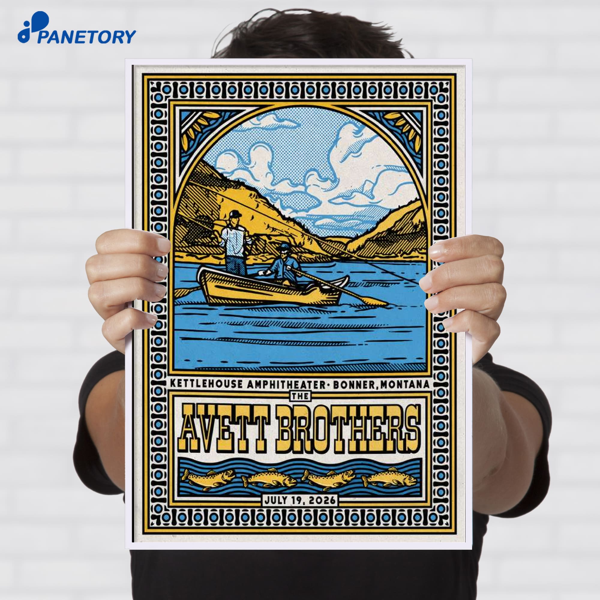 The Avett Brothers Kettlehouse Amphitheater Bonner Mt Jul 19 2026 Poster The Avett Brothers Kettlehouse Amphitheater Bonner Mt Jul 19 2026 Poster