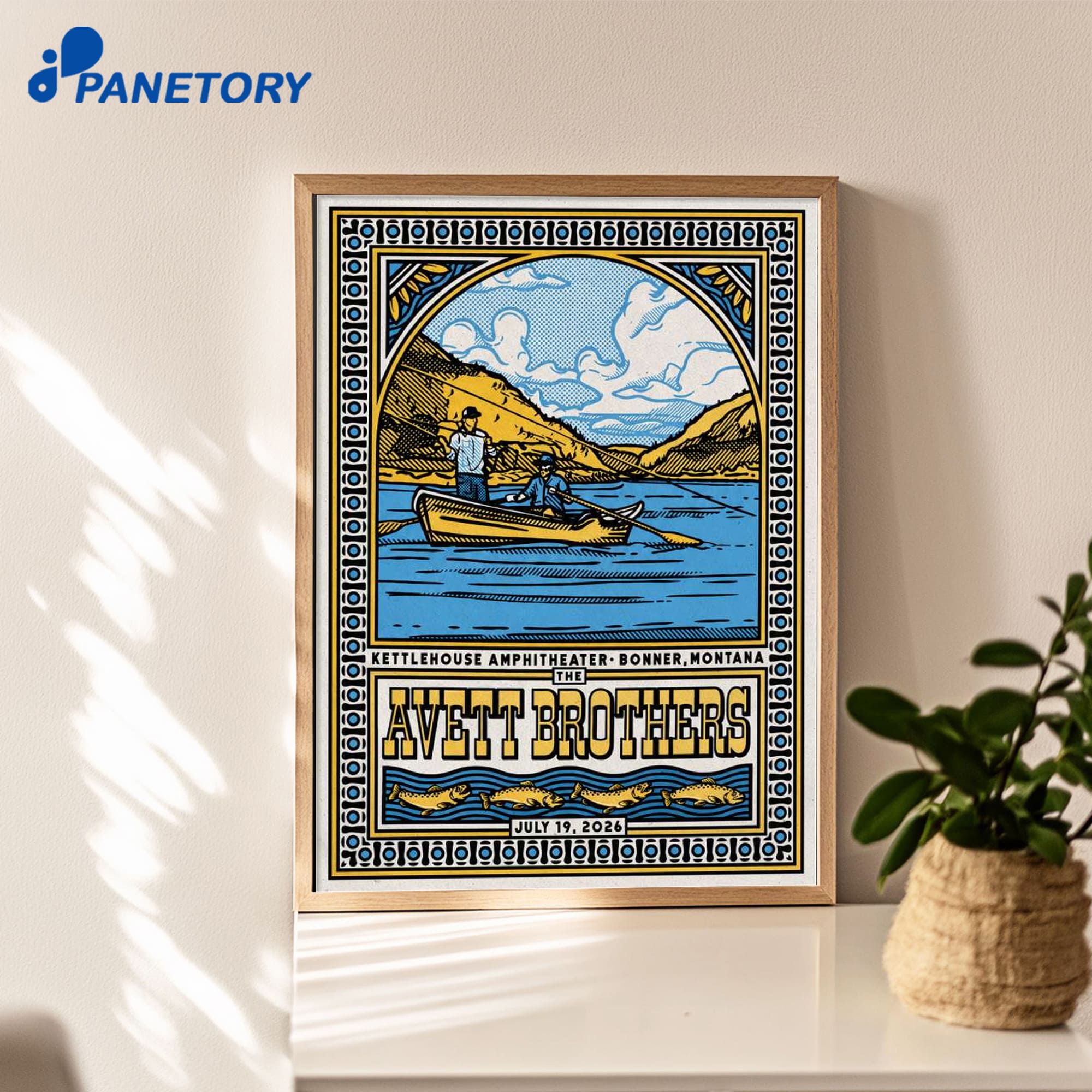 The Avett Brothers Kettlehouse Amphitheater Bonner Mt Jul 19 2026 Poster The Avett Brothers Kettlehouse Amphitheater Bonner Mt Jul 19 2026 Poster