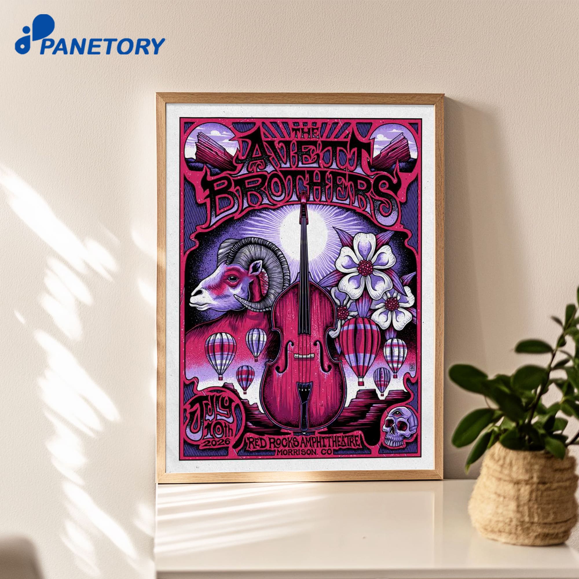 The Avett Brothers Red Rocks Morrison 2026 Poster 4 The Avett Brothers Red Rocks Morrison 2026 Poster 1