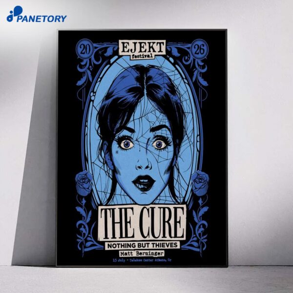 The Cure Ejekt Festival Marousi Greece Jul 15 2026 Poster