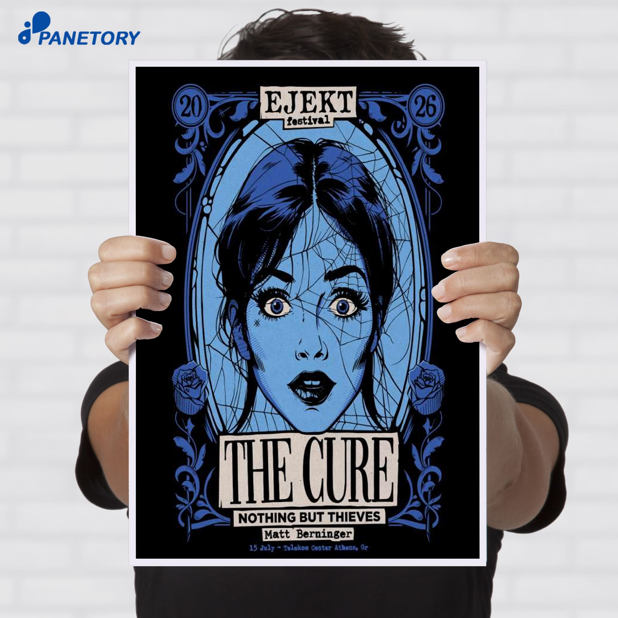 The Cure Ejekt Festival Marousi Greece Jul 15 2026 Poster The Cure Ejekt Festival Marousi Greece Jul 15 2026 Poster