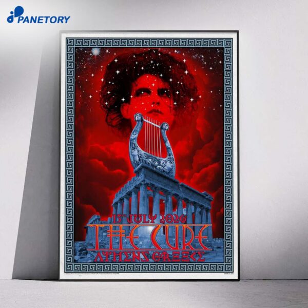 The Cure Telekom Center Athens Jul 15 2026 Poster
