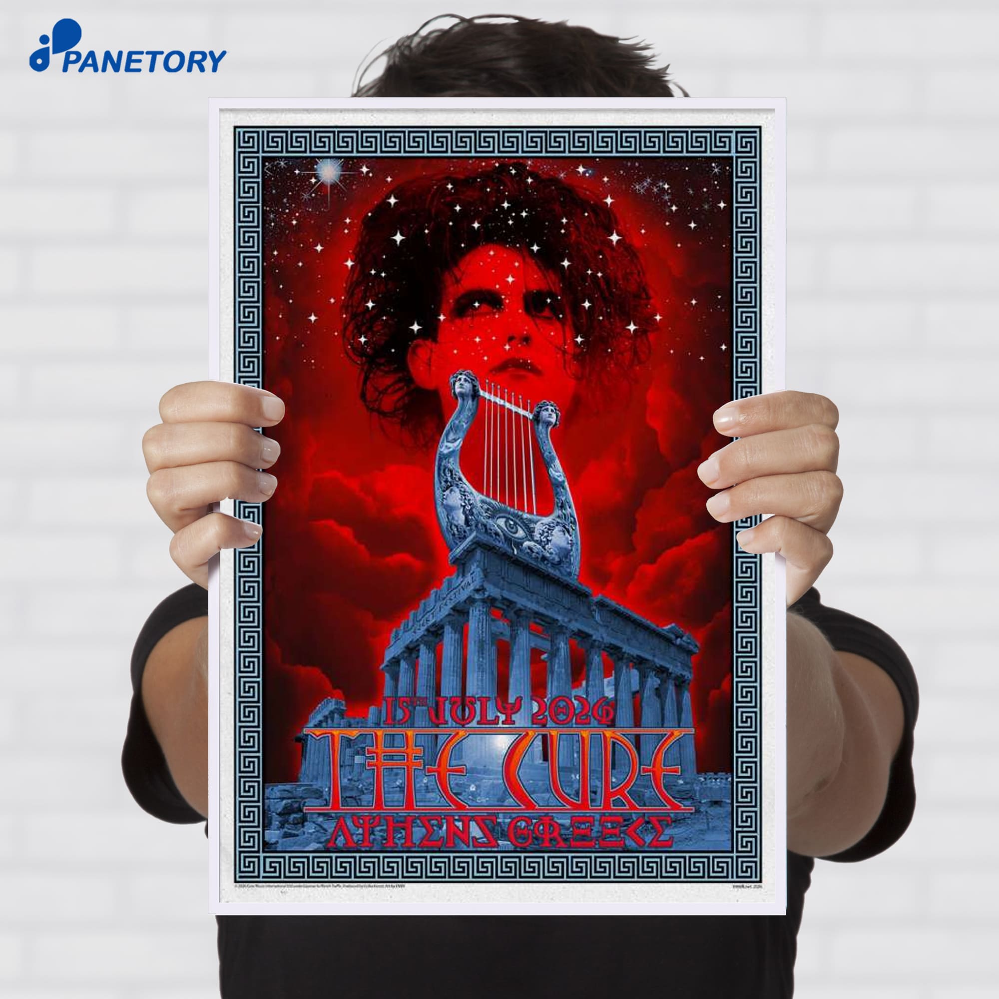 The Cure Telekom Center Athens Jul 15 2026 Poster The Cure Telekom Center Athens Jul 15 2026 Poster