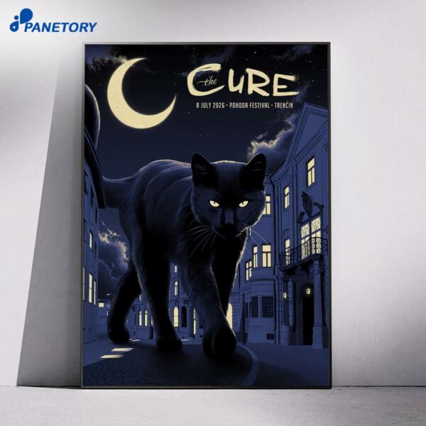 The Cure Trenčín Slovakia Jul 8 2026 Poster