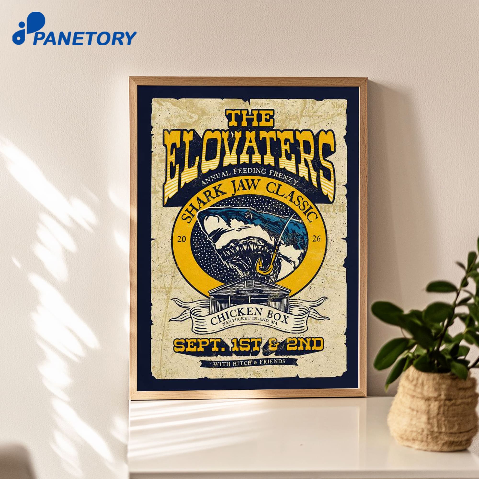 The Elovaters Nantucket Ma Sep 1-2 2026 Poster The Elovaters Nantucket Ma Sep 1-2 2026 Poster