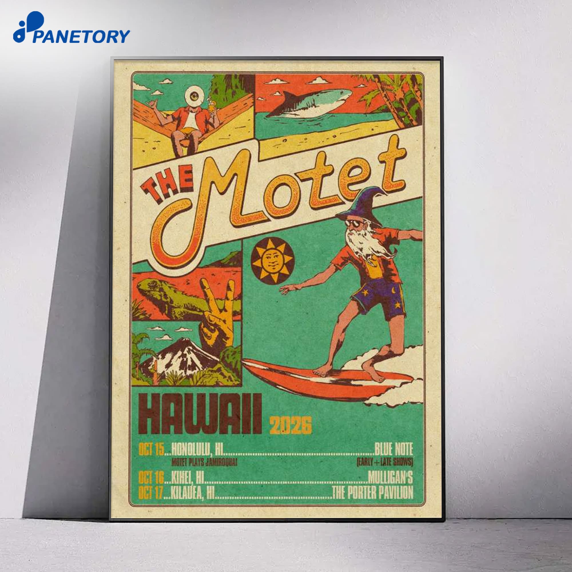 The Motet Hawaiian Island Tour 2026 Poster 4 The Motet Hawaiian Island Tour 2026 Poster 1