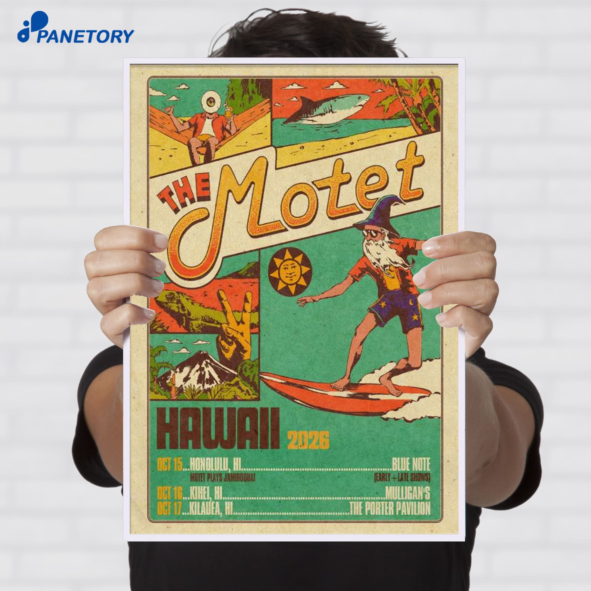 The Motet Hawaiian Island Tour 2026 Poster The Motet Hawaiian Island Tour 2026 Poster