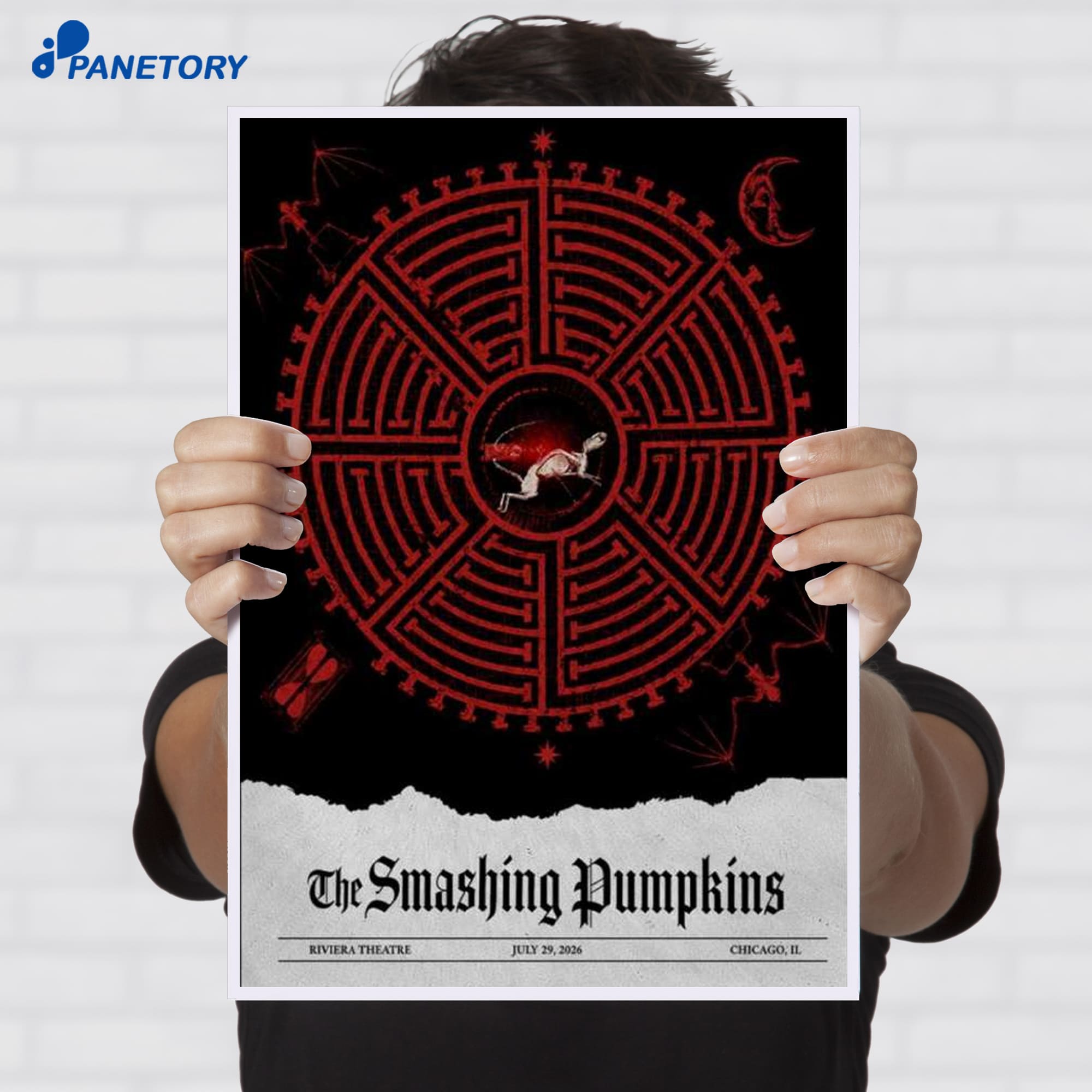The Smashing Pumpkins Riviera Theatre Chicago Illinois Concert Jul 29 2026 Poster The Smashing Pumpkins Riviera Theatre Chicago Illinois Concert Jul 29 2026 Poster