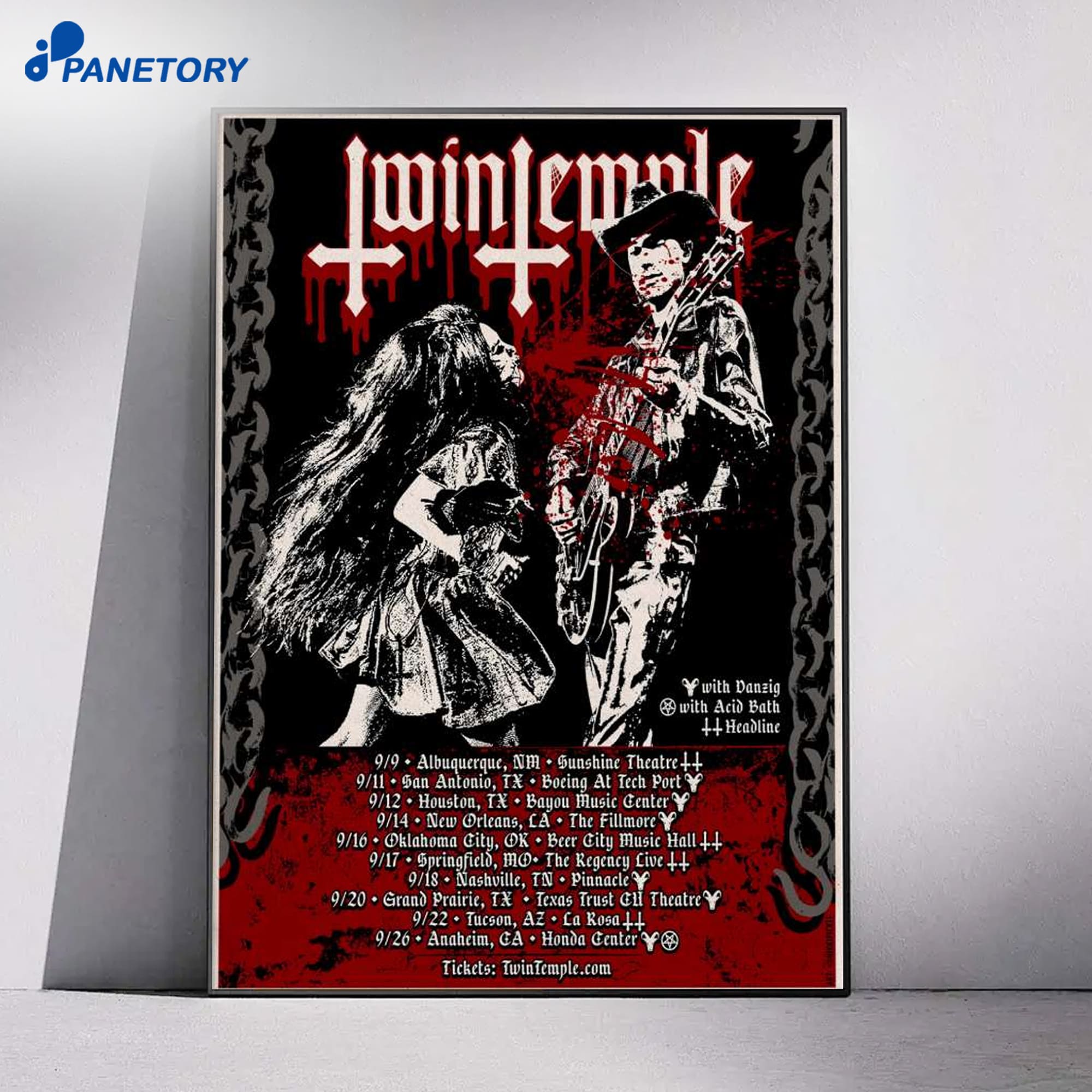 Twin Temple Tour 2026 Poster 4 Twin Temple Tour 2026 Poster 1