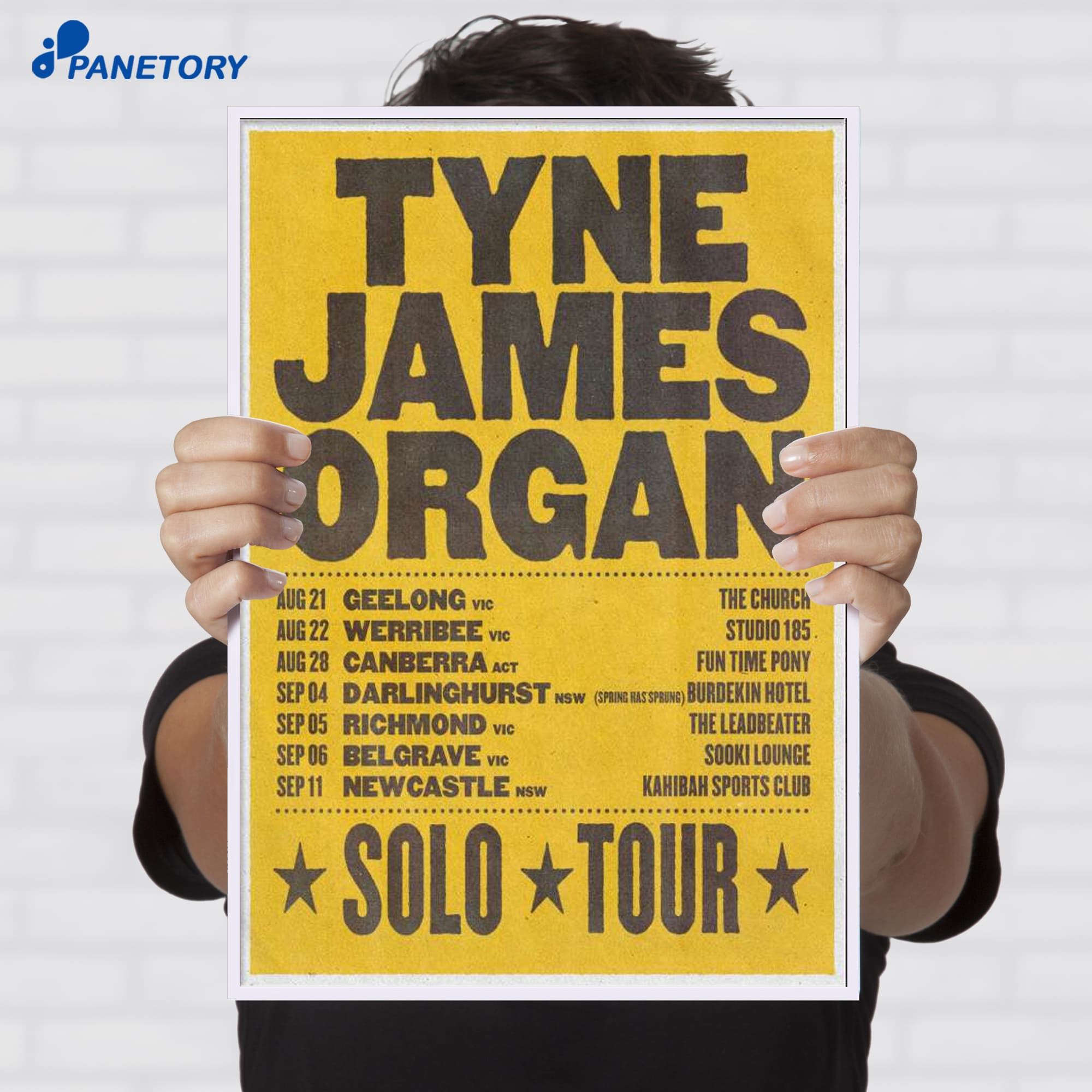 Tyne James Organ Solo Australian Tour 2026 Poster Tyne James Organ Solo Australian Tour 2026 Poster