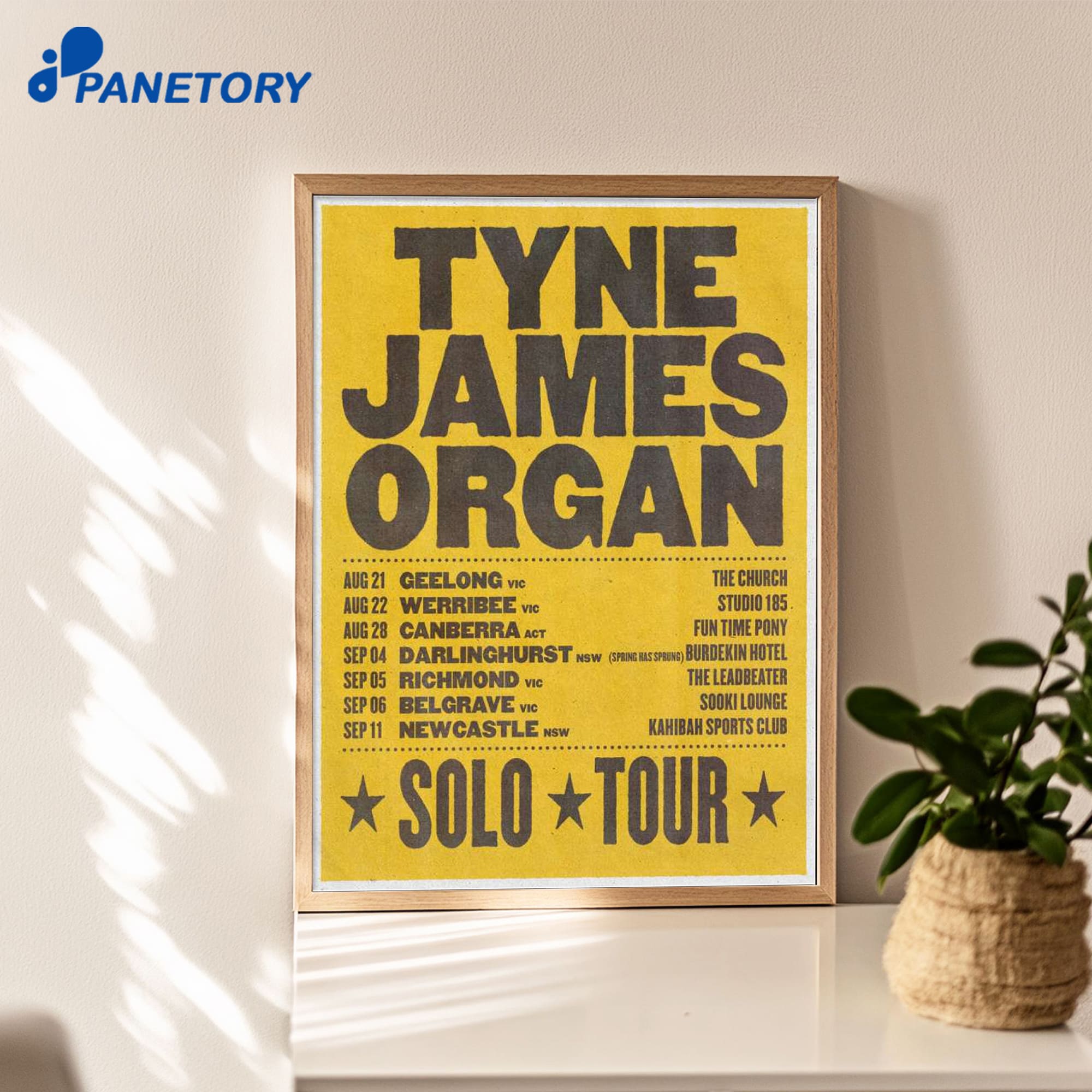 Tyne James Organ Solo Australian Tour 2026 Poster Tyne James Organ Solo Australian Tour 2026 Poster