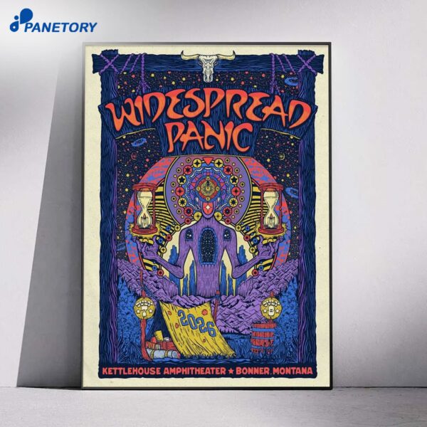 Widespread Panic Kettlehouse Amphitheater Bonner MT Jul 7 8 2026 Poster