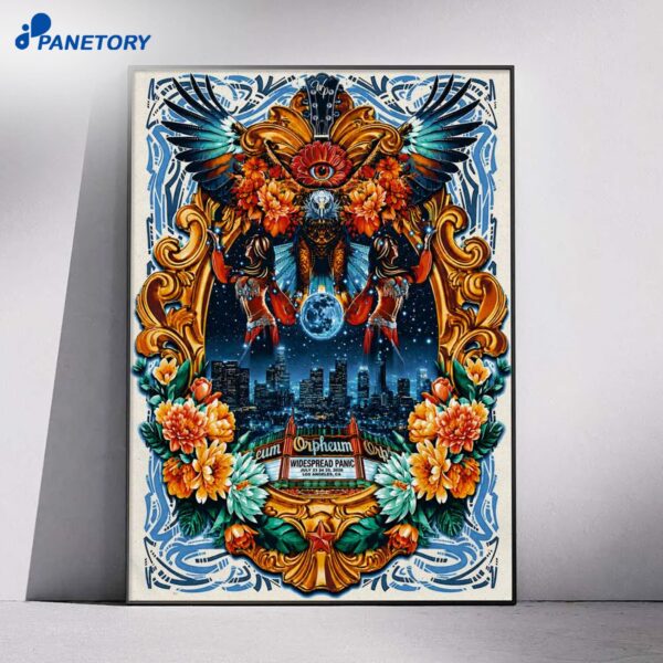 Widespreas Panic Los Angeles CA Jul 23-25 2026 Poster