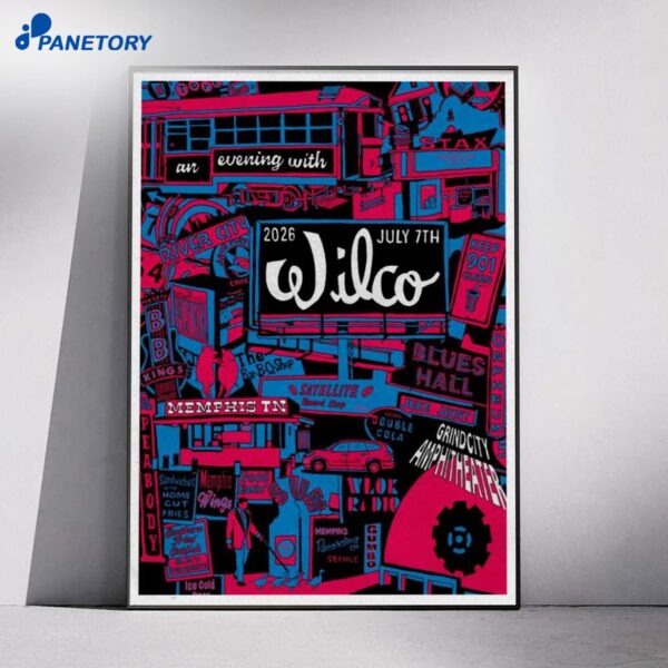Wilco Memphis TN Jul 7 2026 Poster