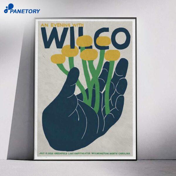 Wilco Wilmington Lake Amphitheater Jul 13 2026 Poster