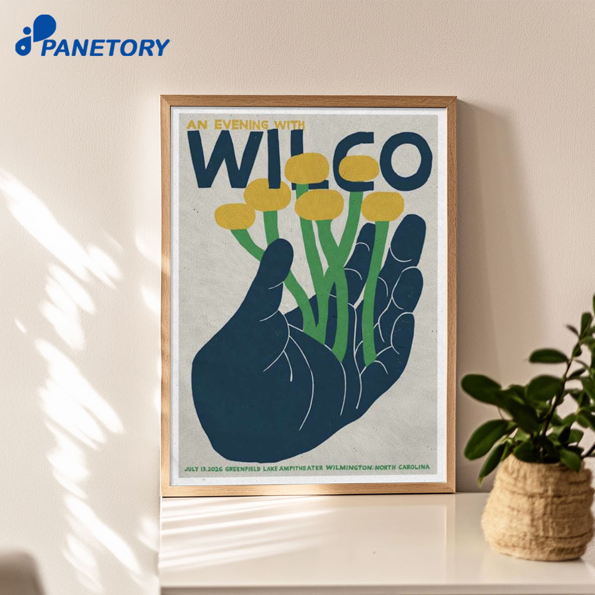 Wilco Wilmington Lake Amphitheater Jul 13 2026 Poster Wilco Wilmington Lake Amphitheater Jul 13 2026 Poster