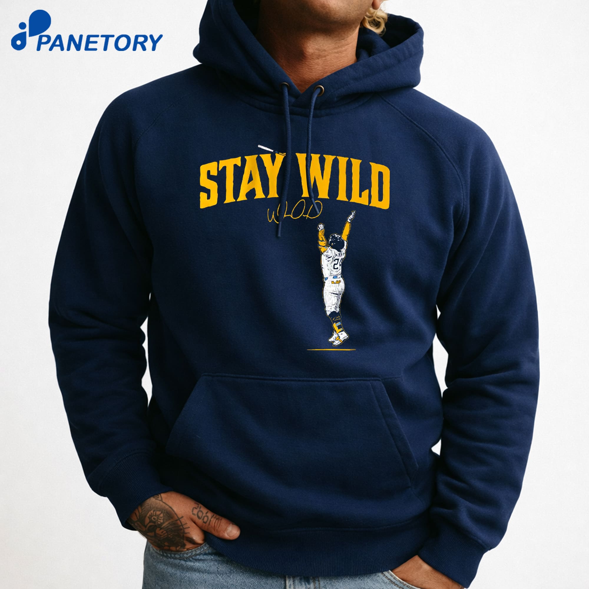 William Contreras Stay Wild T-Shirt 7 William Contreras Stay Wild T-Shirt 3