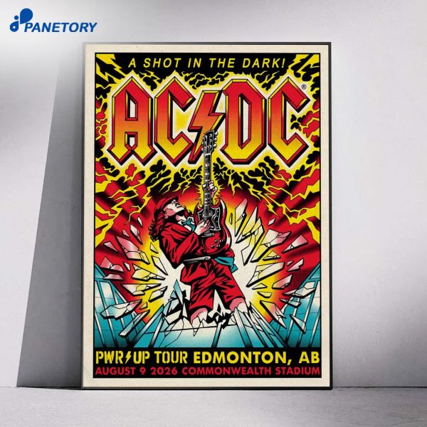 ACDC Edmonton AB Aug 9 2026 Poster