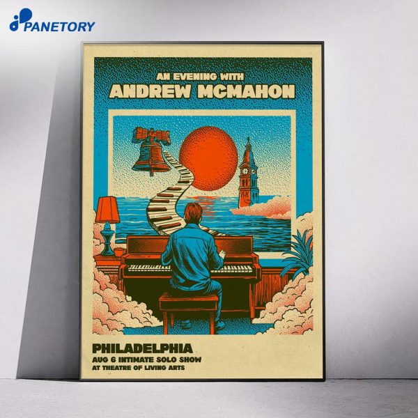 Andrew Mcmahon Philadelphia PA Aug 6 2026 Poster