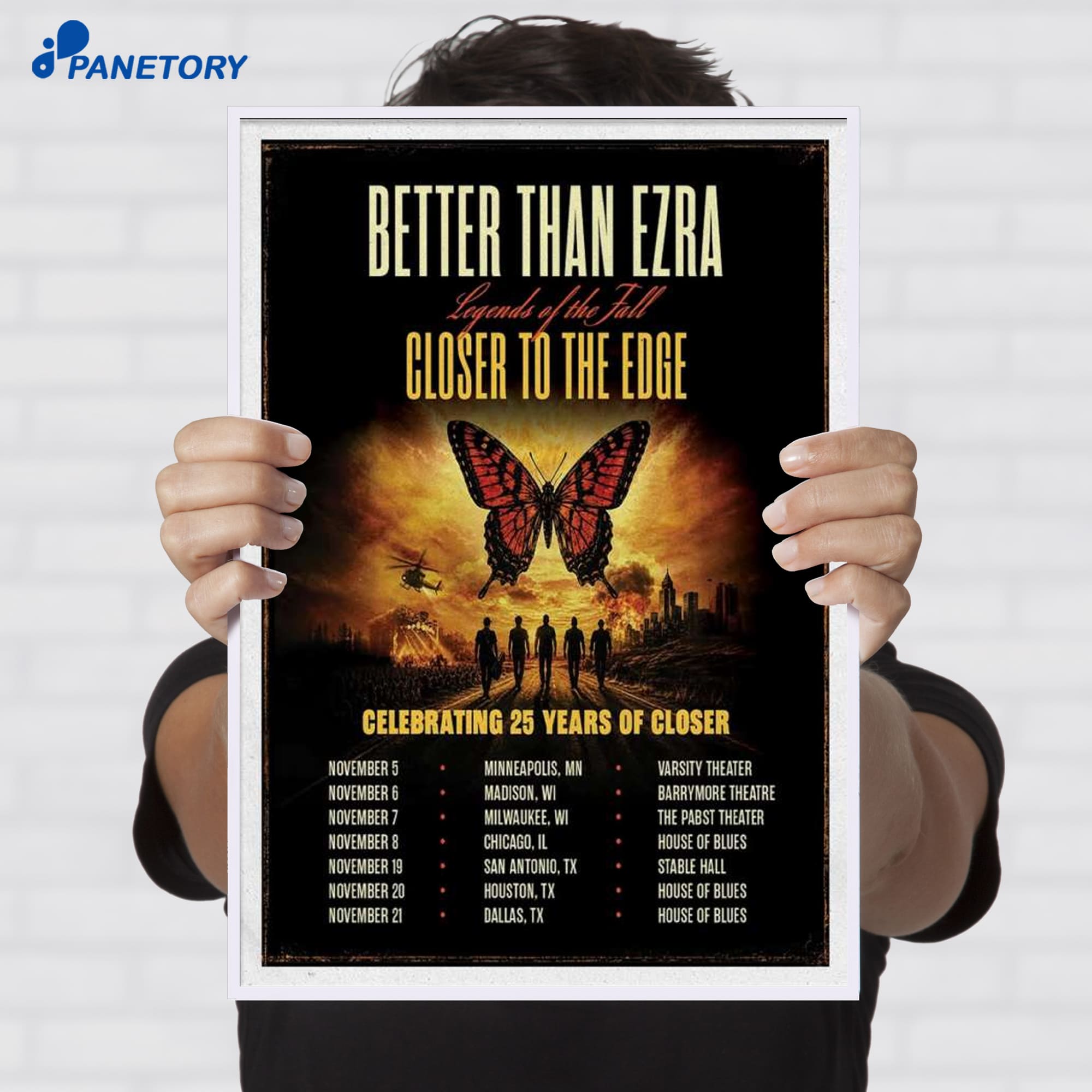 Better Than Ezra Milwaukee Show 2026 Poster Better Than Ezra Milwaukee Show 2026 Poster