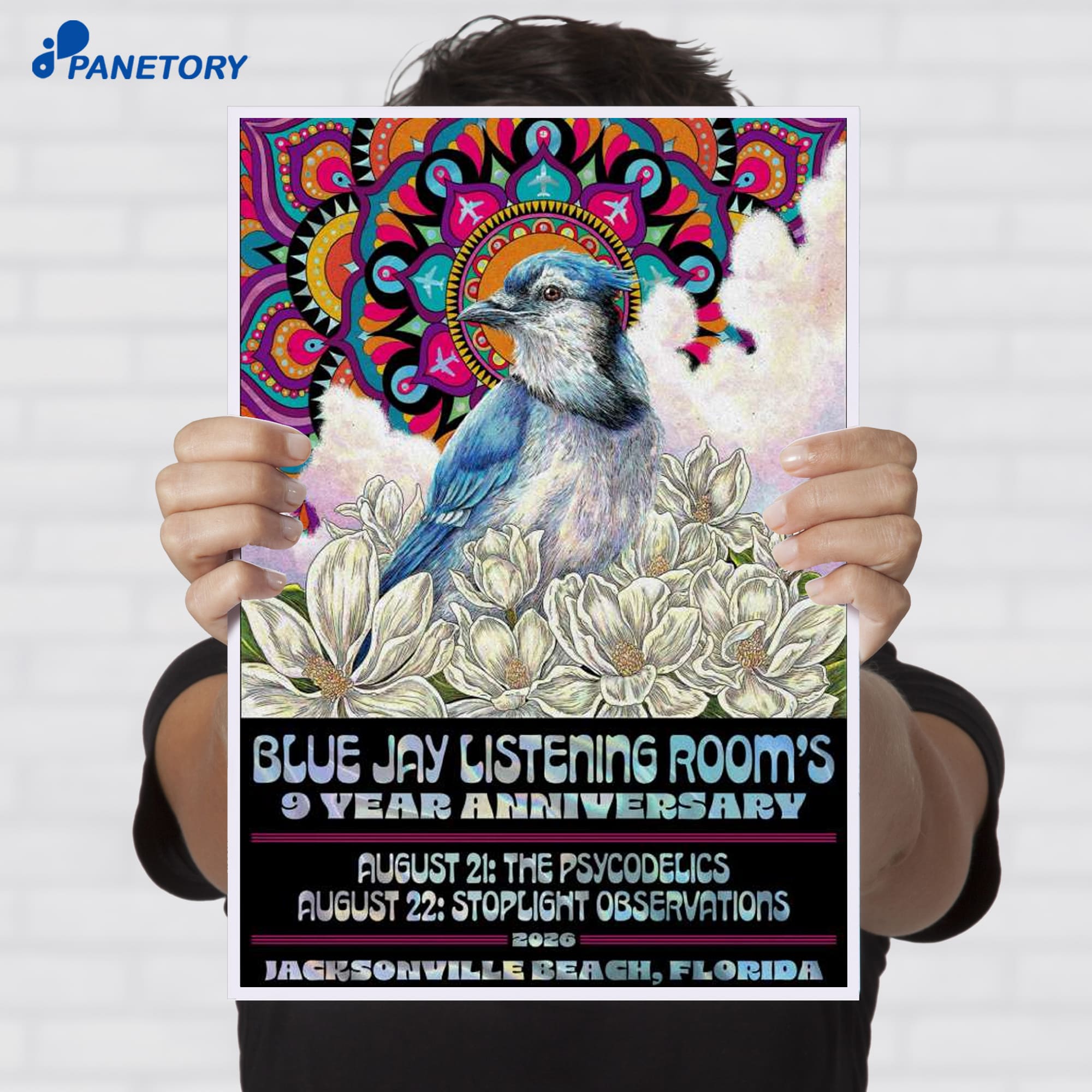 Blue Jay Listening Room 9 Year Anniversary Tour 2026 Poster Blue Jay Listening Room 9 Year Anniversary Tour 2026 Poster