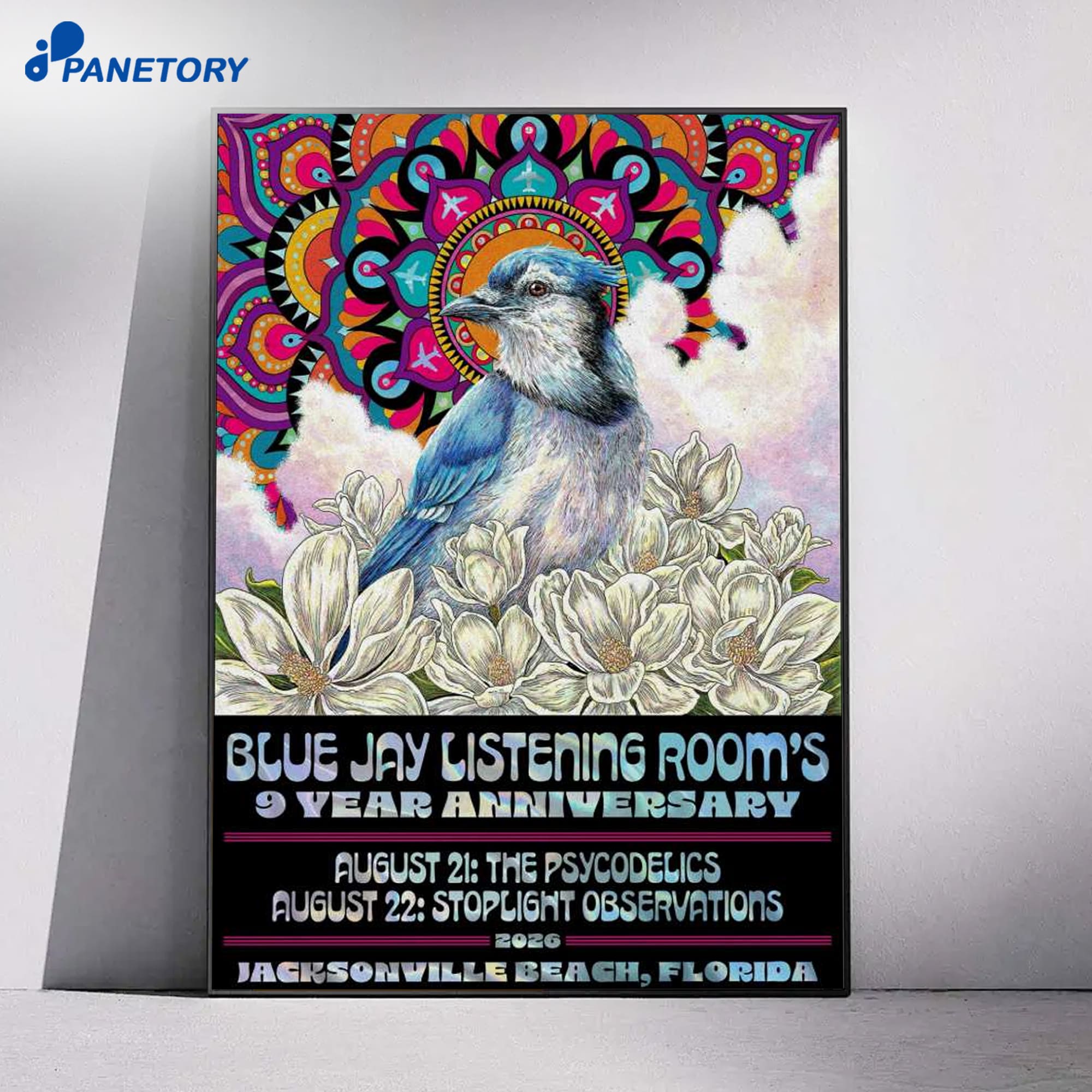 Blue Jay Listening Room 9 Year Anniversary Tour 2026 Poster Blue Jay Listening Room 9 Year Anniversary Tour 2026 Poster