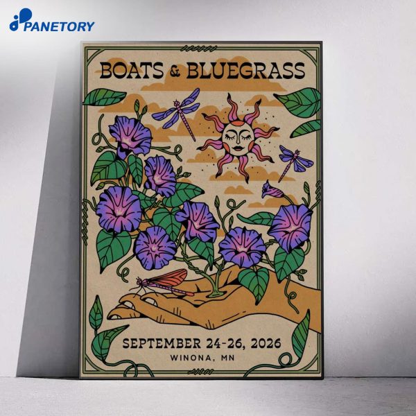 Boats And Bluegrass Festival Winona MN Sep 24-26 2026 Poster